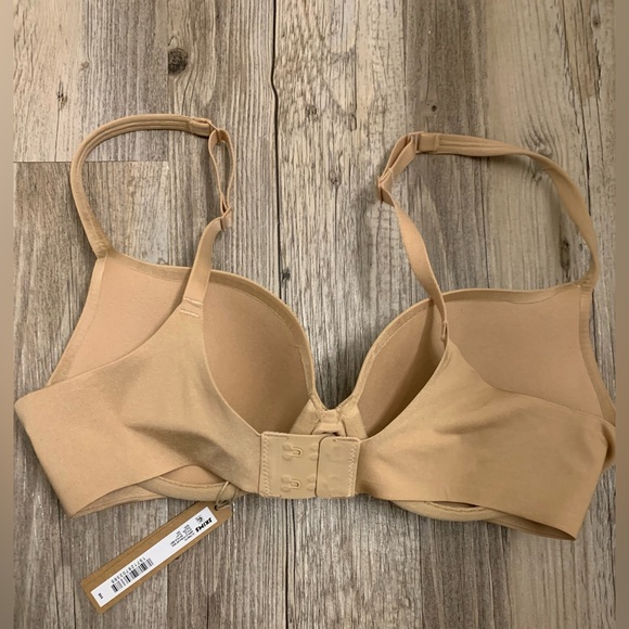 SKIMS ULTIMATE NIPPLE PUSH-UP BRA 34 C CLAY/BNWT - Picture 7 of 10